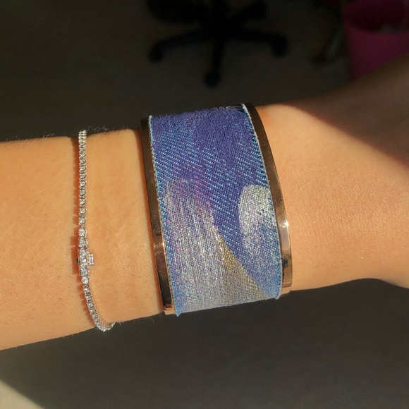 Authentic Stroili Denim Bracelet - Picture 4 of 6
